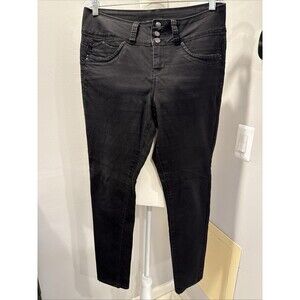 Royalty For Me Wanna Betta Butt Black Jeans Womens Size 10 Stretch